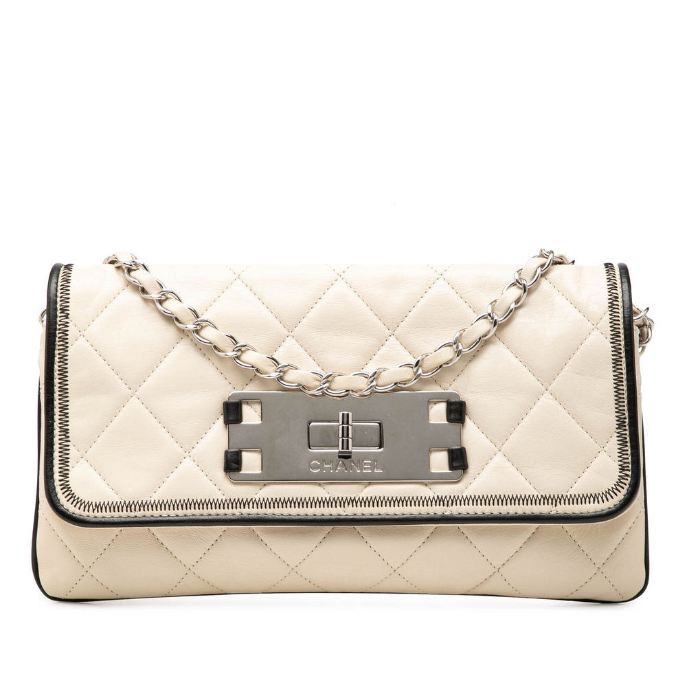Pre-Loved Chanel Quilted Lambskin Reissue East West Flap